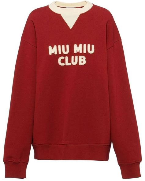 miumiu sweatshirts for women